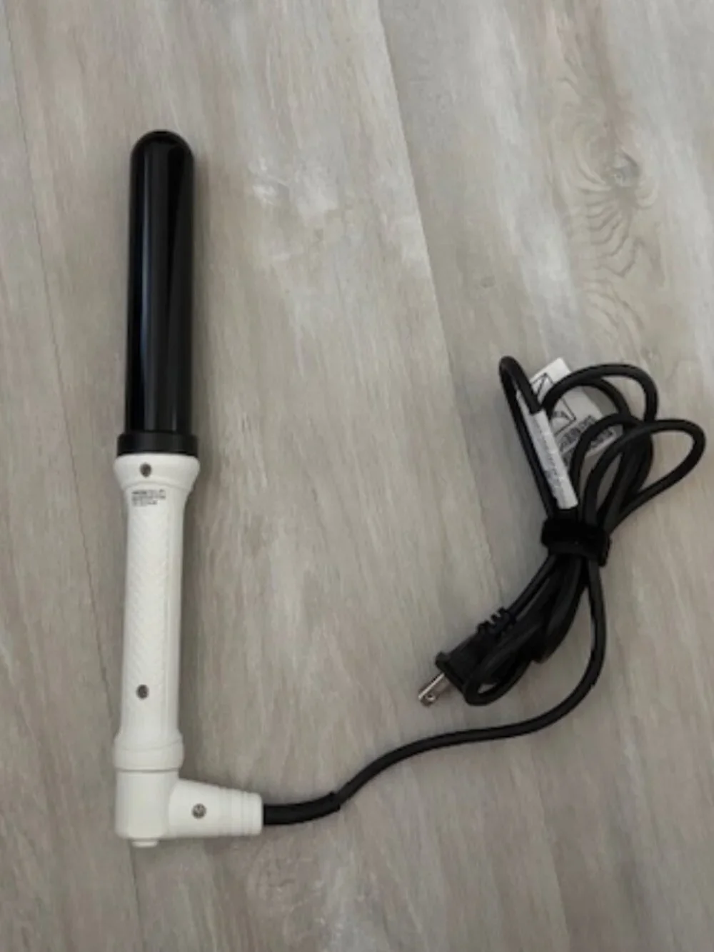 L'ange ONDULE 32mm Tourmaline Hair Curling Wand White
